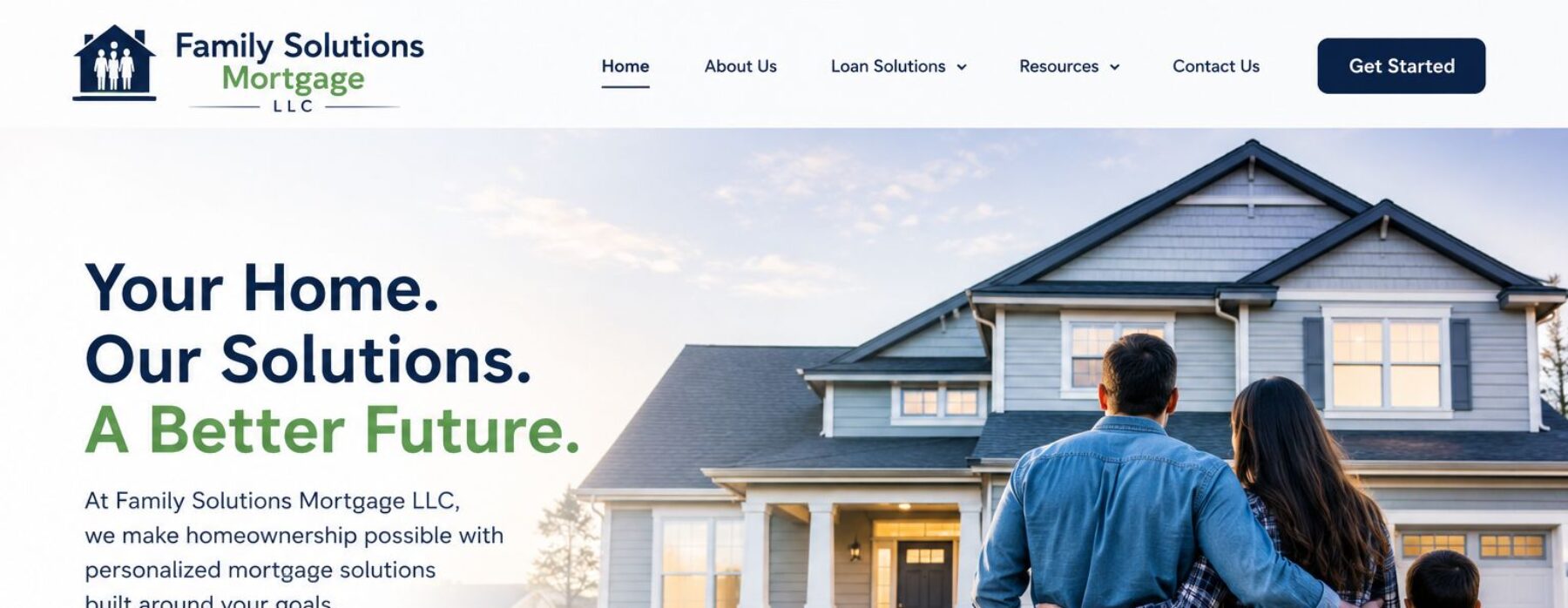 Hispanic family reviewing mortgage assistance and loan modification options