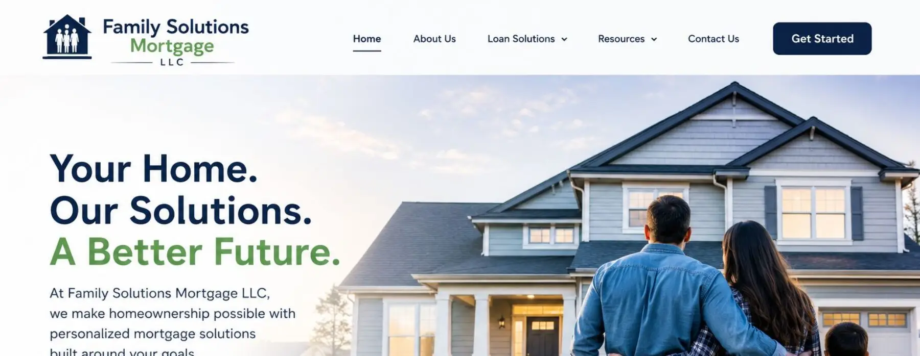 Hispanic family reviewing mortgage assistance and loan modification options