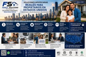 Brindando soluciones hipotecarias y asistencia financiera a clientes en los 50 estados de los Estados Unidos.