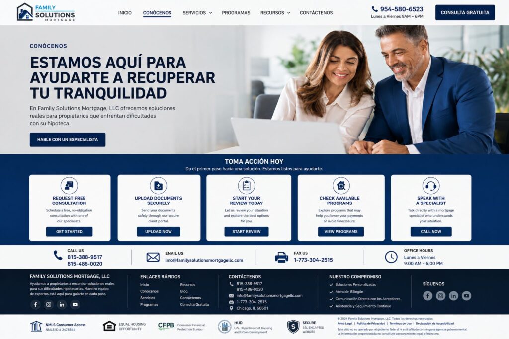 Family Solutions Mortgage llc HELPING Homeowners